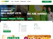 Website Screenshot Subway