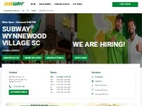 Website Screenshot Subway