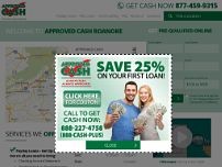 Approved Cash Advance website screenshot