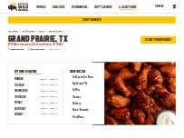Website Screenshot Buffalo Wild Wings