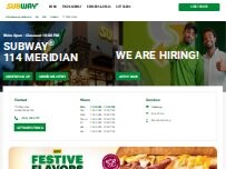 Website Screenshot Subway