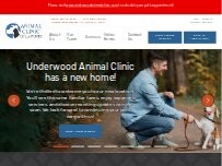 Website Screenshot Animal Clinic of La Porte