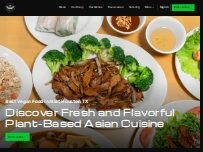 Website Screenshot Quan Yin Vegan Restaurant