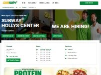 Website Screenshot Subway