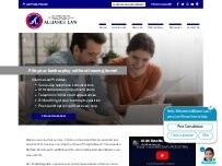 Website Screenshot The Alliance Legal Group, PLLC