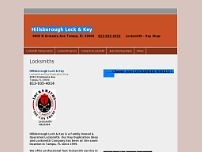 Hillsborough Lock & Key website screenshot