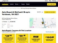 Website Screenshot Meineke Car Care Center
