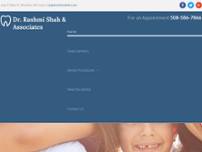 Shah Rashmi DMD website screenshot