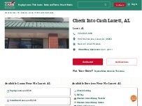 Website Screenshot Check Into Cash