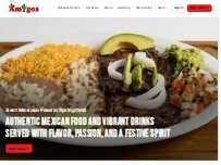 Website Screenshot Amigos Mexican Restaurant