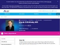 Website Screenshot Merab Krikhely, MD
