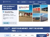 Website Screenshot Store & More of Clear Springs