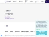Website Screenshot Patriot Growth Insurance Services