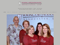 Young Orthodontic Associates, Ltd. website screenshot