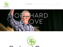 Orchard Grove Community Church website screenshot