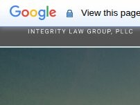Website Screenshot Integrity Law Group PLLC
