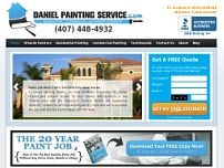 Daniel Painting Service website screenshot