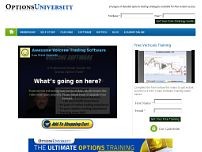Screenshot for www.optionsuniversity.com