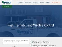 Insight Pest Solutions website screenshot