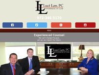 Luce Law, P.C. website screenshot