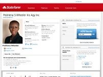 Pedriena S Wheeler State Farm Insurance website screenshot