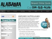 Screenshot for www.alabamablindandshutter.com