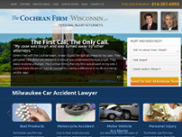 The Cochran Firm Wisconsin LLP website screenshot