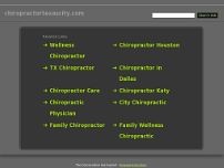 Screenshot for www.chiropractortexascity.com