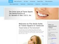 The Smile Suite at Towne Square website screenshot