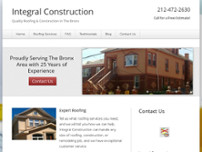 Integral Construction & Restoration Corp website screenshot