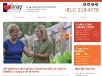 Caring Senior Service website screenshot