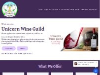 Website Screenshot Unicorn Wine Guild