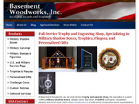 Basement Woodworks Inc/Accolades Awards and Trophies website screenshot