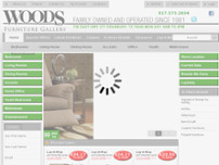 Screenshot for http://www.woodsfurnituregallery.com/