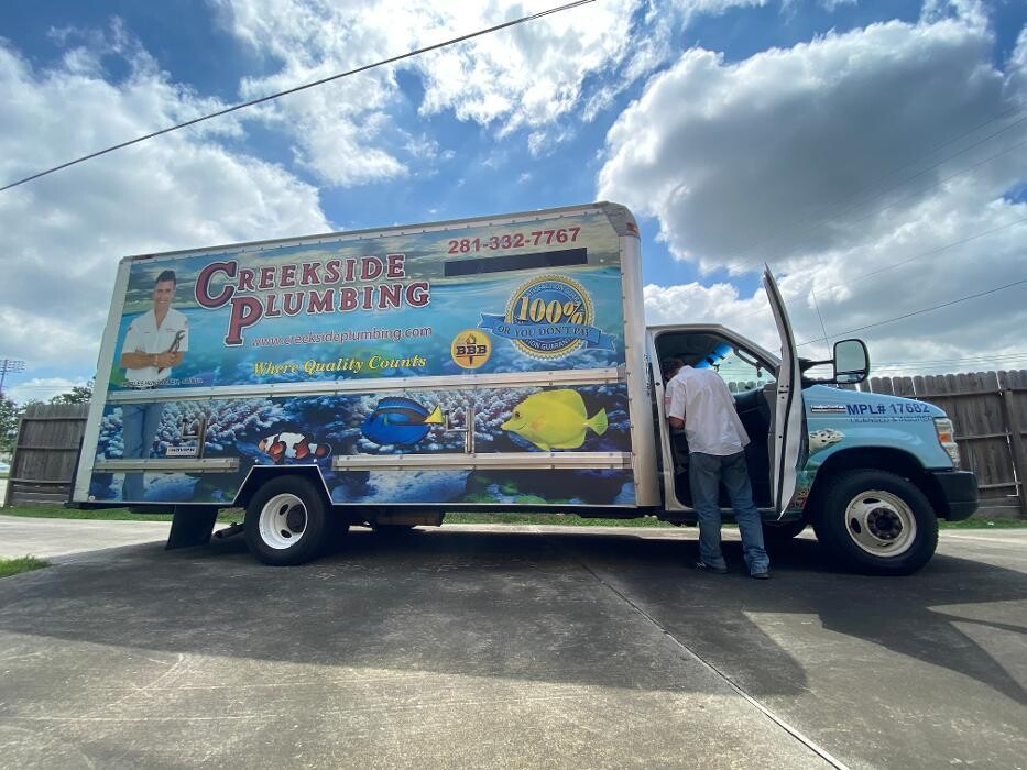 Creekside Plumbing & Construction Logo