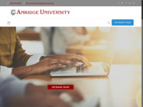 Screenshot for http://www.amridgeuniversity.edu