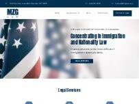Website Screenshot The Law Offices of Michael Z. Goldman (Immigration Lawyer, New York, NY)