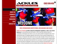 ACKLES  FIRE/SONNY CO website screenshot