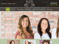 Elite Dental Care website screenshot