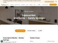 Website Screenshot Sono Bello Atlanta