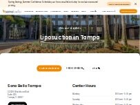 Website Screenshot Sono Bello Tampa