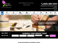 Pink Rose Home Service website screenshot