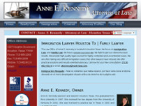 Anne E. Kennedy, Attorney At Law website screenshot