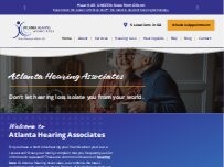 Website Screenshot Atlanta Hearing Associates