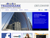 Screenshot for http://trademarkemploymentservices.com