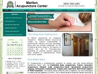 Marlton Acupuncture Center website screenshot