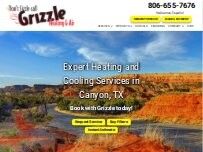Website Screenshot Grizzle Heating & Air