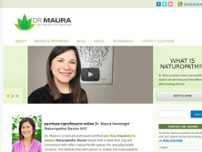Dr. Maura Naturopathic Doctor website screenshot