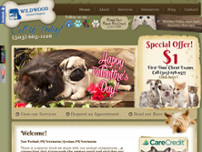 Wildwood Animal Hospital website screenshot