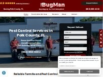 Website Screenshot The BugMan
